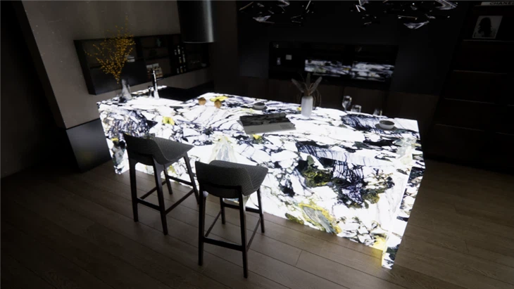 Backlit Natural Stone