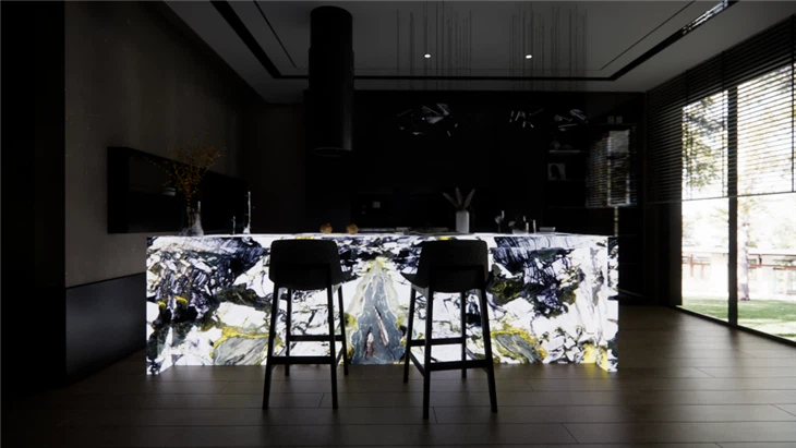 Backlit Natural Stone