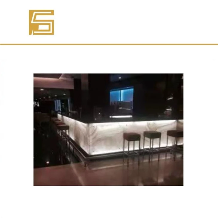 Marble With Led Lumi Stone Counter Tops