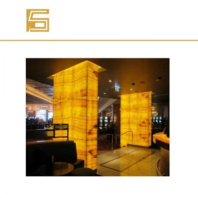 Escala de pedra Lumi de marbres Led