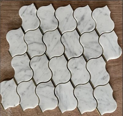 Rajola de marbre polit de Carrara Viviano Marmo Thassos